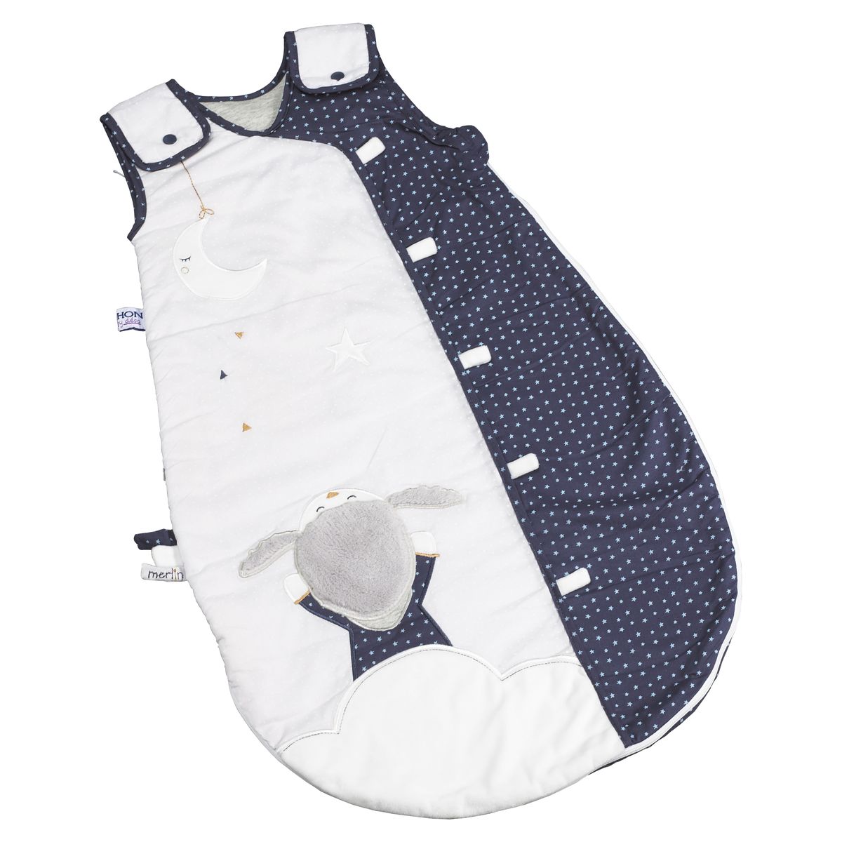 Gigoteuse nuit été Merlin BLEU Sauthon Baby Déco