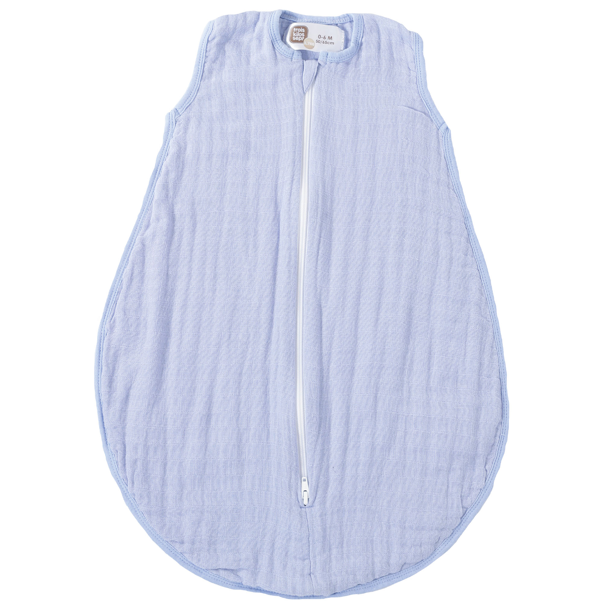 Trois Kilos Sept - Gigoteuse Mousseline BLEU Trois Kilos Sept