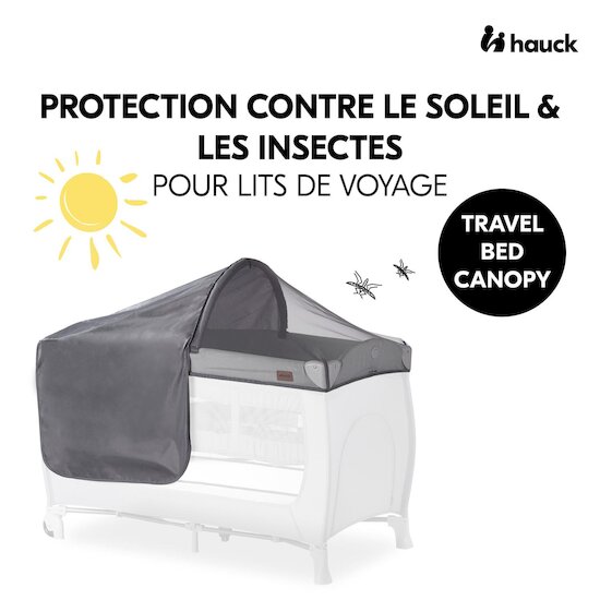 Hauck Pare Soleil et Moustiquaire Lit Bebe Canopy Grey 0 - 36 mois Hauck Pare Soleil et Moustiquaire Lit Bebe Canopy Grey 0 - 36 mois