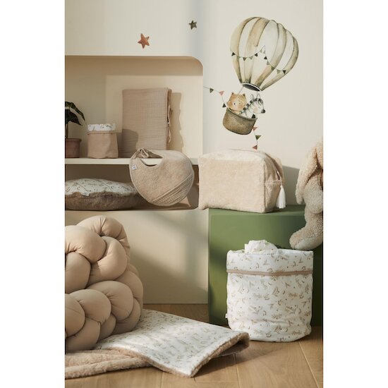 BB&Co Trousse de toilette en bambou Biscuit 