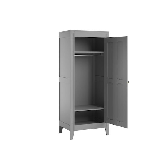 Vox Armoire 1 porte Milenne  Gris Clair  Vox Armoire 1 porte Milenne  Gris Clair