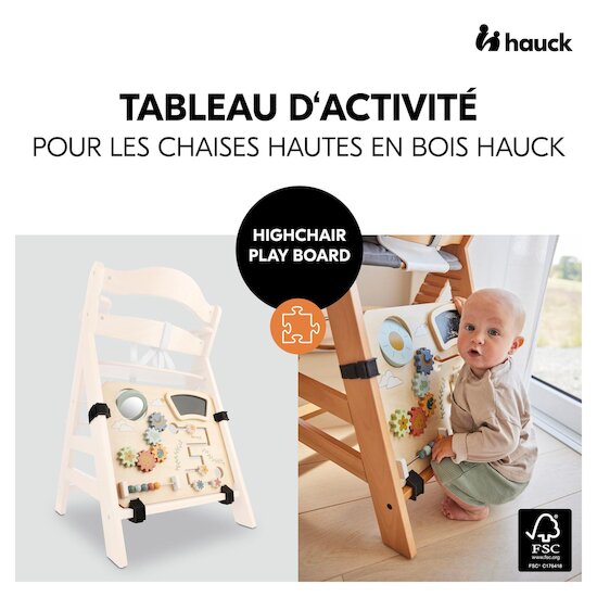 Hauck Tableau d'activité pour chaise haute Multicolore  Hauck Tableau d'activité pour chaise haute Multicolore