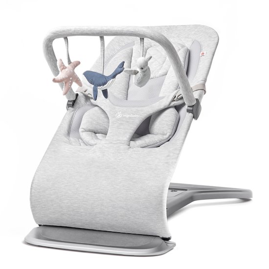 Ergobaby Barre de jeu pour transat Evolve Merveille de l'océan gris  Ergobaby Barre de jeu pour transat Evolve Merveille de l'océan gris