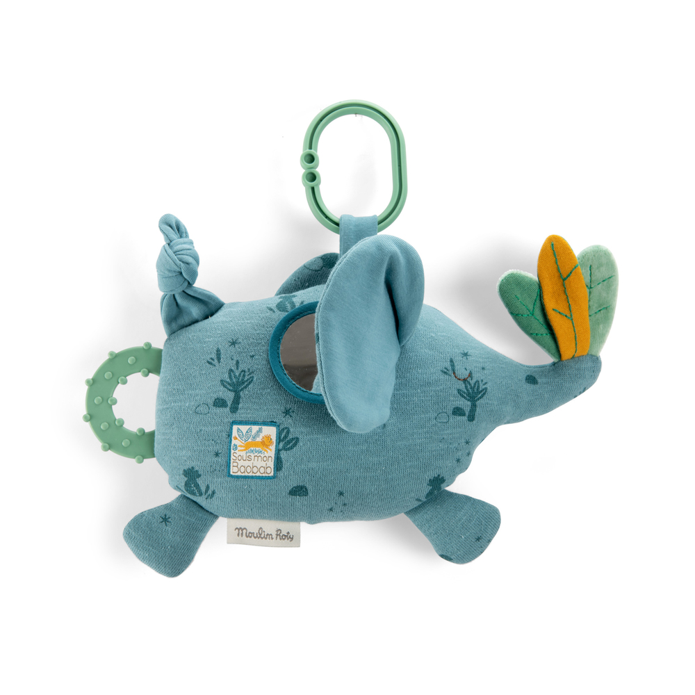 MOULIN ROTY - Eléphant d'activités Sous mon baobab BLEU Moulin Roty