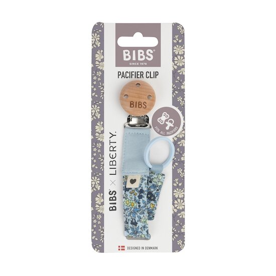 BIBS BIBS x Liberty Attache Tétine Chamomile Lawn Baby Blue 