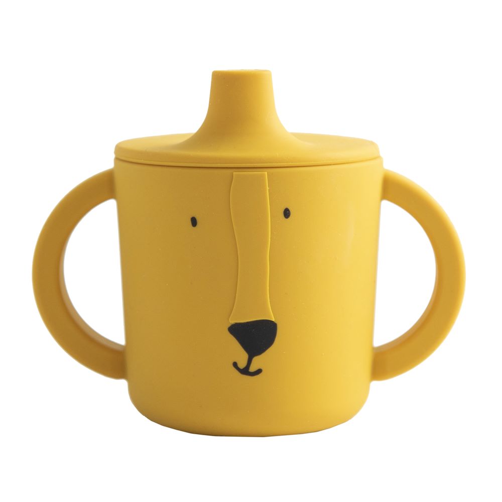 TRIXIE - Tasse d'apprentissage en silicone JAUNE Trixie