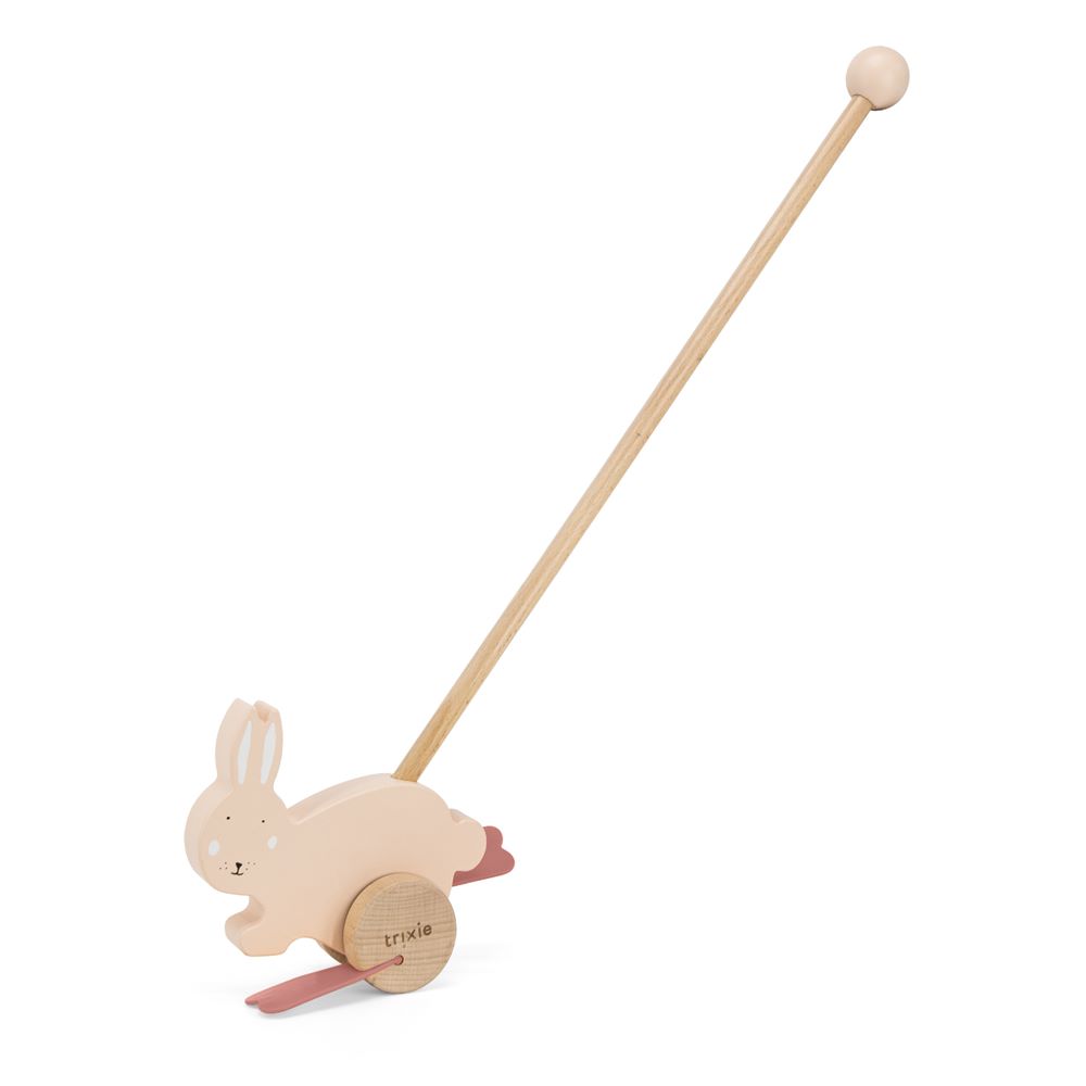 TRIXIE - Jouet à pousser en bois ROSE Trixie