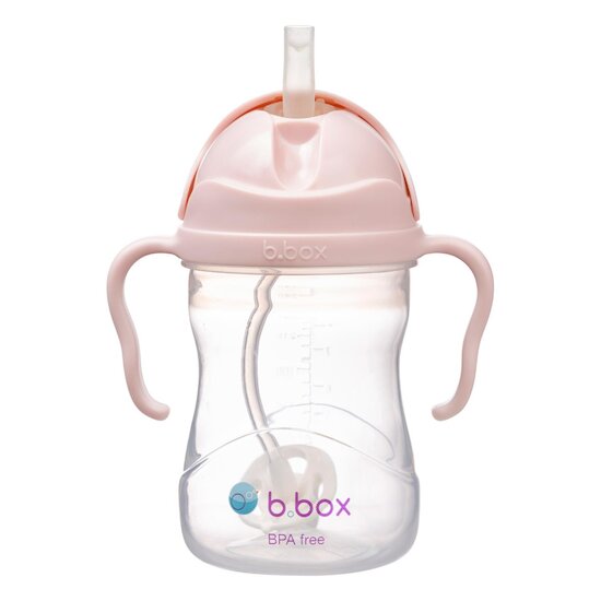 B.Box For Kids Tasse à paille lestée Blush 240 ml