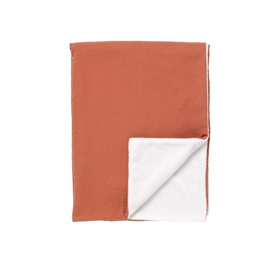 Sauthon Couverture Uni Terracottta Rouge  Sauthon Couverture Uni Terracottta Rouge