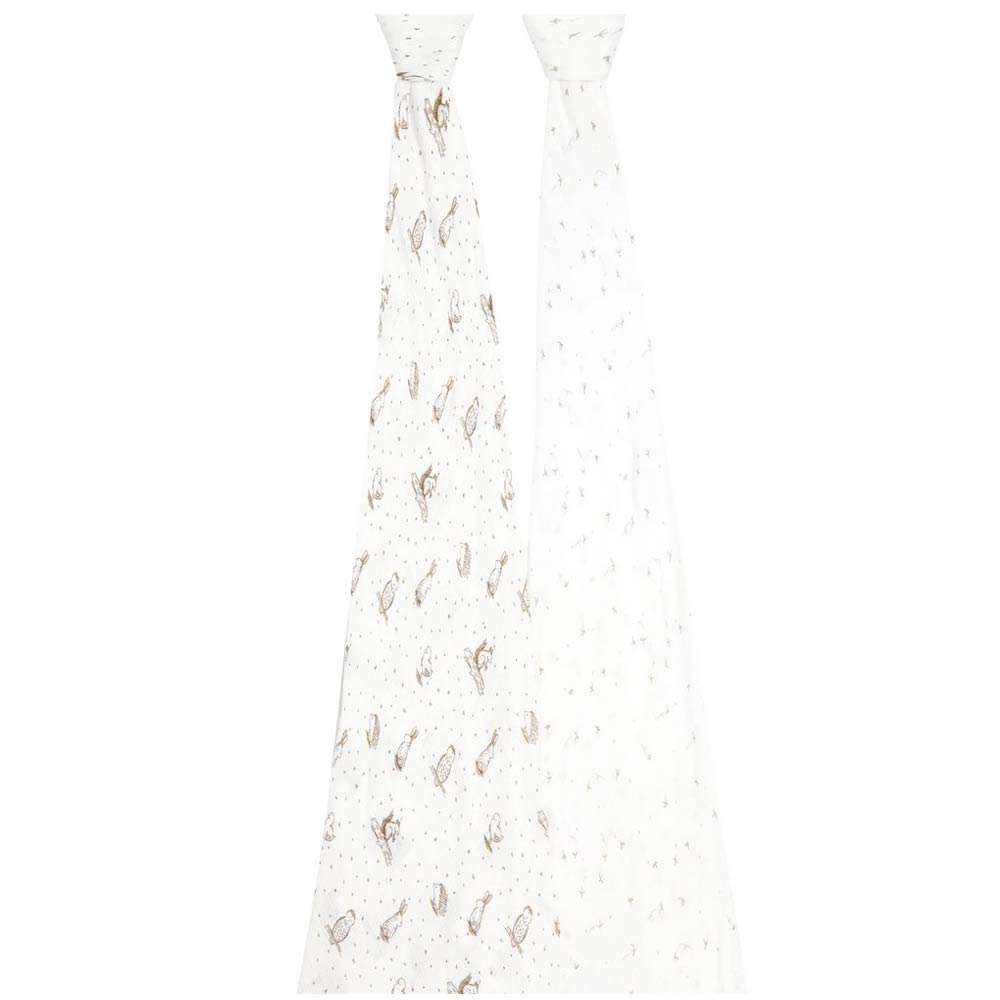 2 langes silky soft Essentials BLANC Aden et Anais