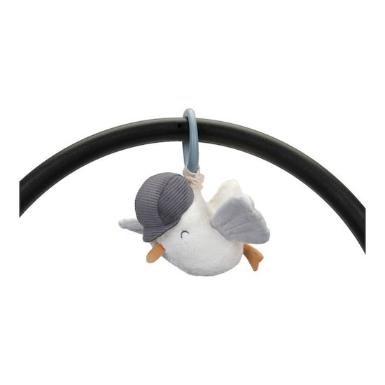 Little Dutch Peluche vibrante à suspendre Mouette Sailors Bay White 