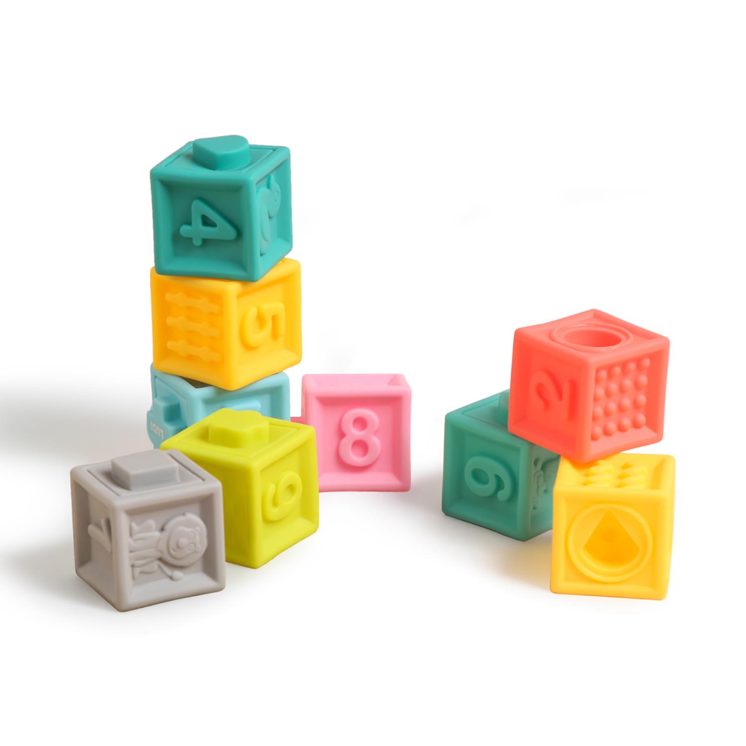 LUDI - Cubes emboîtables MULTICOLORE Ludi