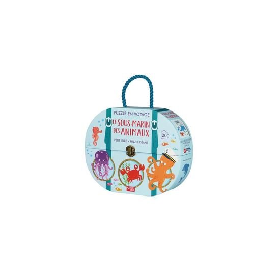 Sassi Junior Puzzle Boite Forme Le Sous Marin Des Animaux  