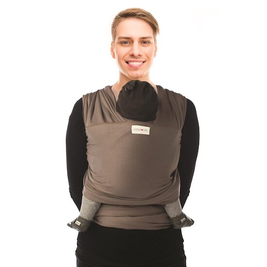 Babylonia Baby Carriers Écharpe de portage coton bio Tricot-Slen Organic Mild Taupe 
