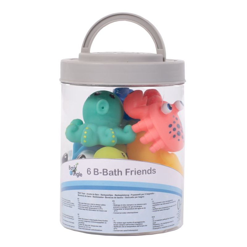 B-Gicleurs de bain 6 pièces MULTICOLORE Bo Jungle