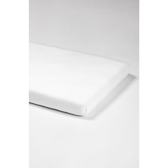 Kadolis Drap housse en coton bio pour berceau Blanc 40x80 cm