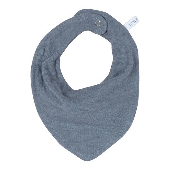 Little Dutch Bavoir bandana Pure Blue 
