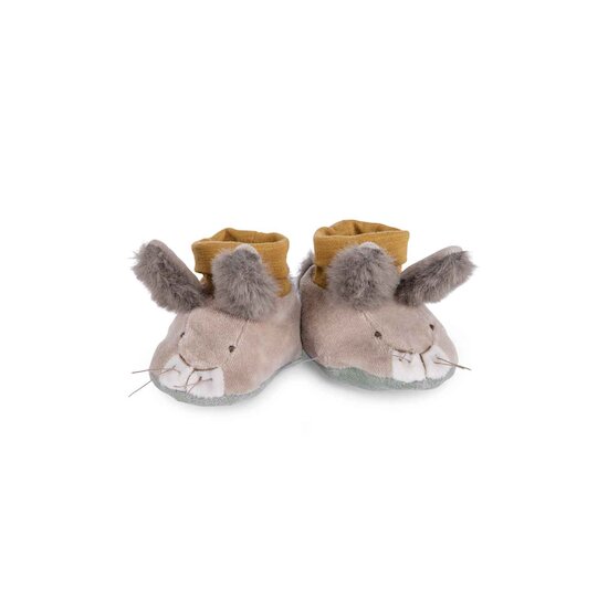 Moulin Roty Chaussons lapin Multicolore 