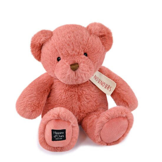 Histoire d'Ours Le Nounours Rose Praline 28 cm