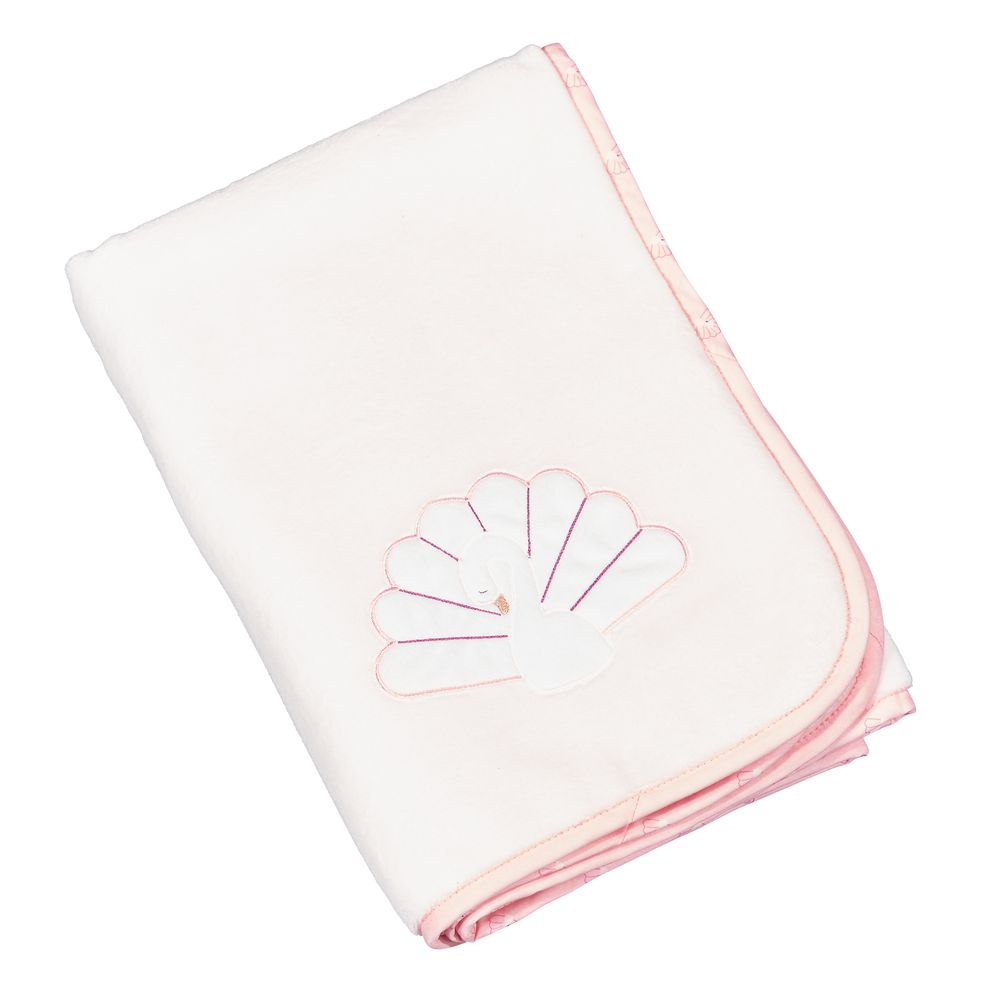 Couverture Swan BLANC Sauthon