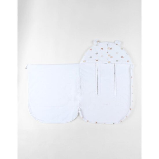 Noukie's Nid d'ange mousseline Mix & Match Elephants Blanc 45x60 cm Noukie's Nid d'ange mousseline Mix & Match Elephants Blanc 45x60 cm