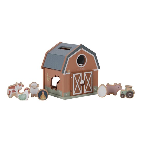 Little Dutch Boîte à formes en bois FSC Little Farm  Little Dutch Boîte à formes en bois FSC Little Farm