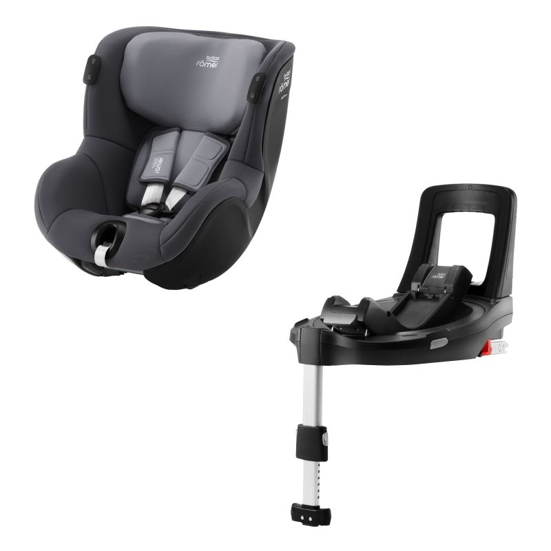 Siège auto DUALFIX iSENSE avec FLEX BASE iSENSE BR GRIS Britax Römer
