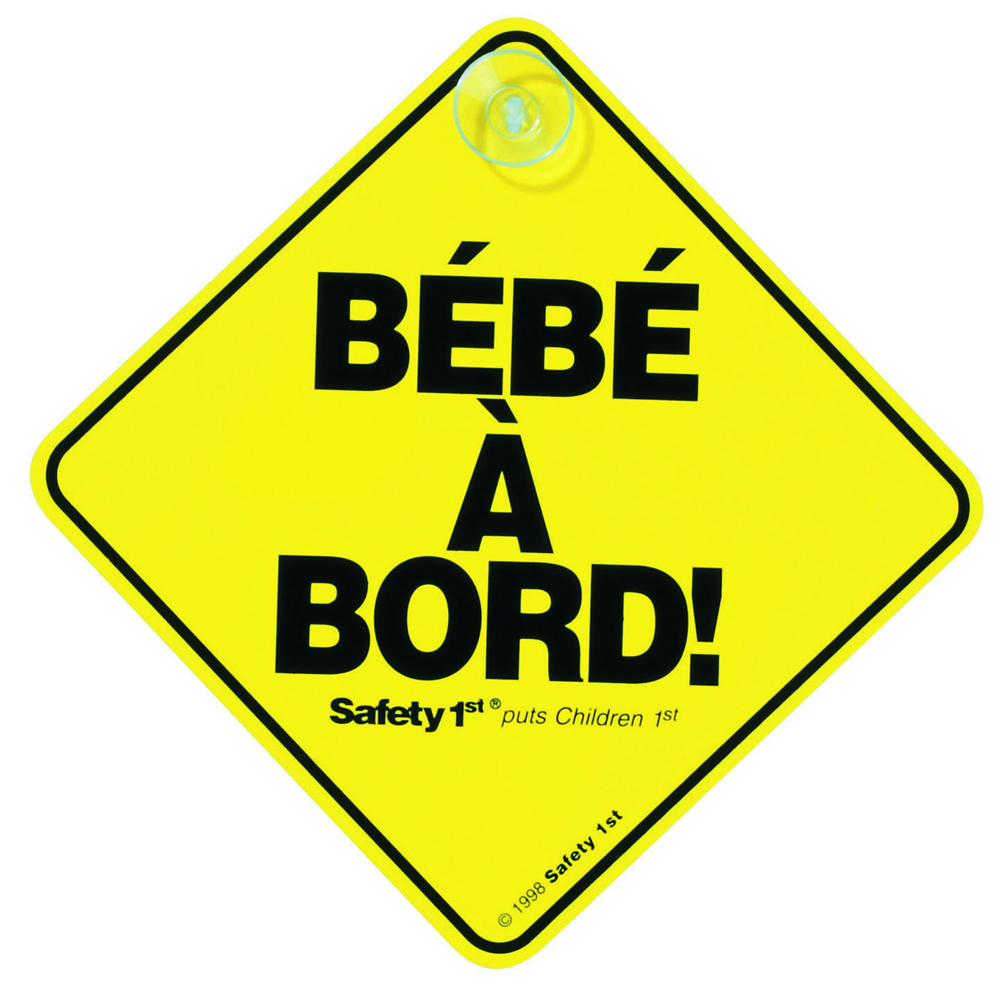 Bébé a bord JAUNE Safety 1st
