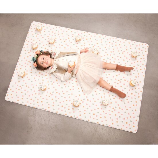 BB&Co Tapis de jeu lavable Pois  100x140 cm BB&Co Tapis de jeu lavable Pois  100x140 cm