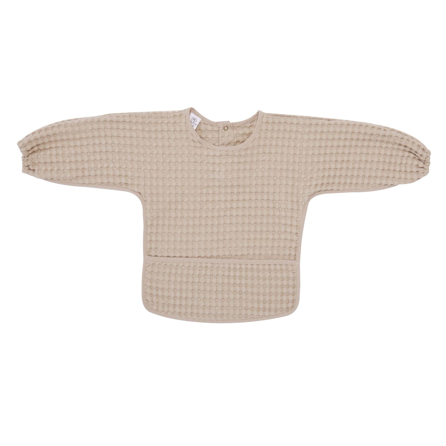 Bavoir ML coton gaufré BEIGE BB&Co