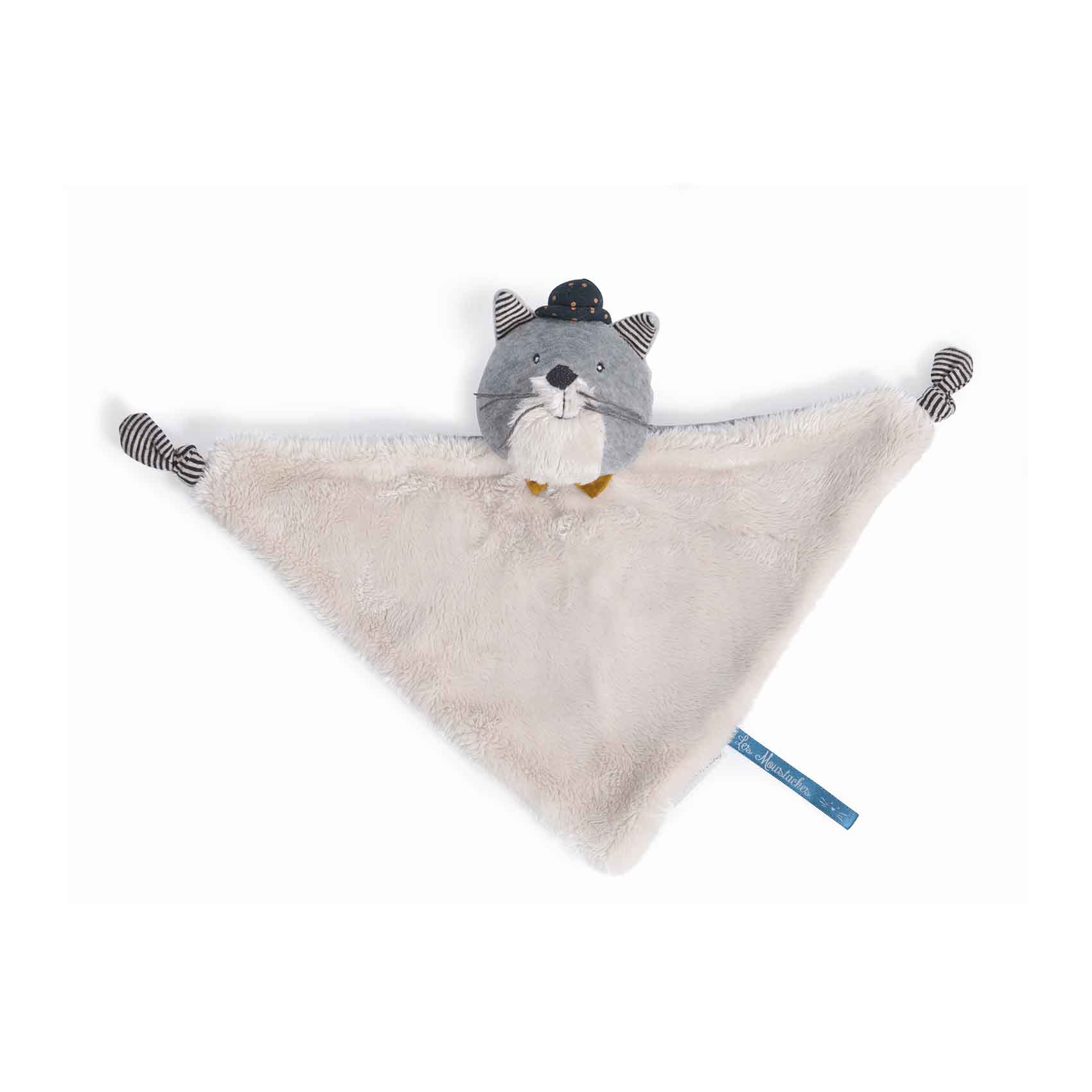 MOULIN ROTY - Doudou chat Fernand Les Moustaches GRIS Moulin Roty