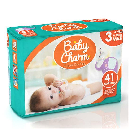 Babycharm Couches Super Dry Flex Midi 4/9 kg  