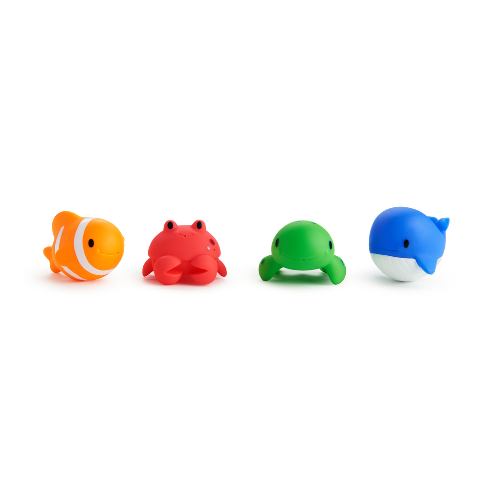 4 aspergeurs de bain Marin MULTICOLORE Munchkin