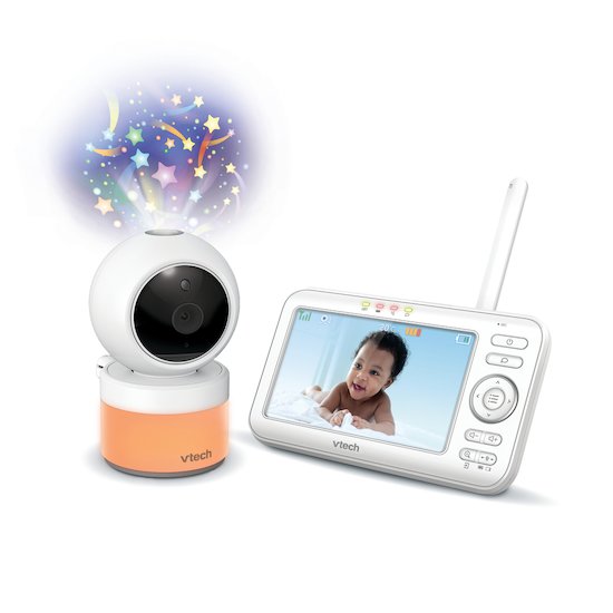 Vtech Babyphone vidéo lightshow Blanc 