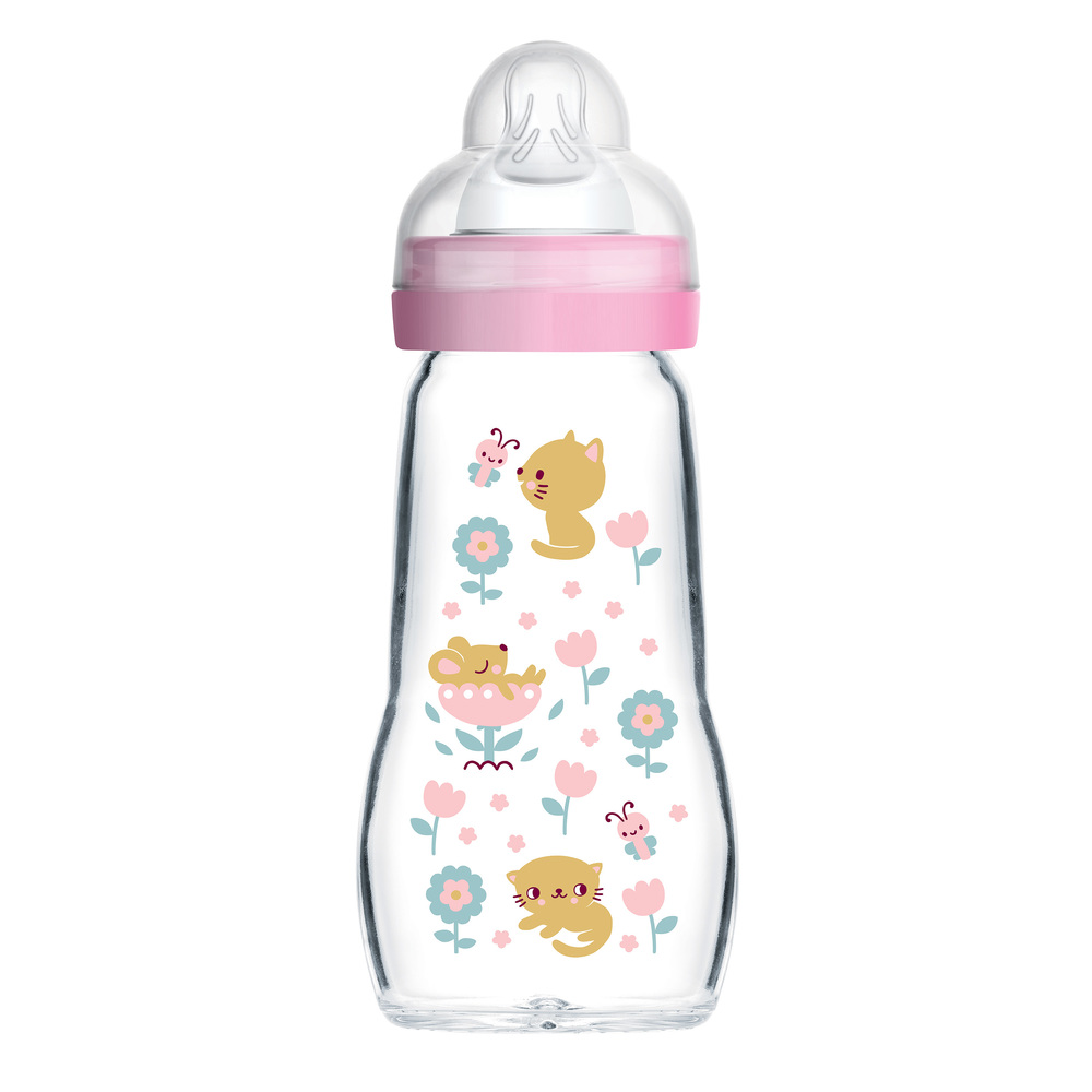 MAM - Biberon verre ROSE MAM
