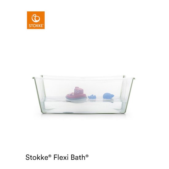 Stokke Baignoire Flexi Bath Transparent vert 0-4 ans Stokke Baignoire Flexi Bath Transparent vert 0-4 ans