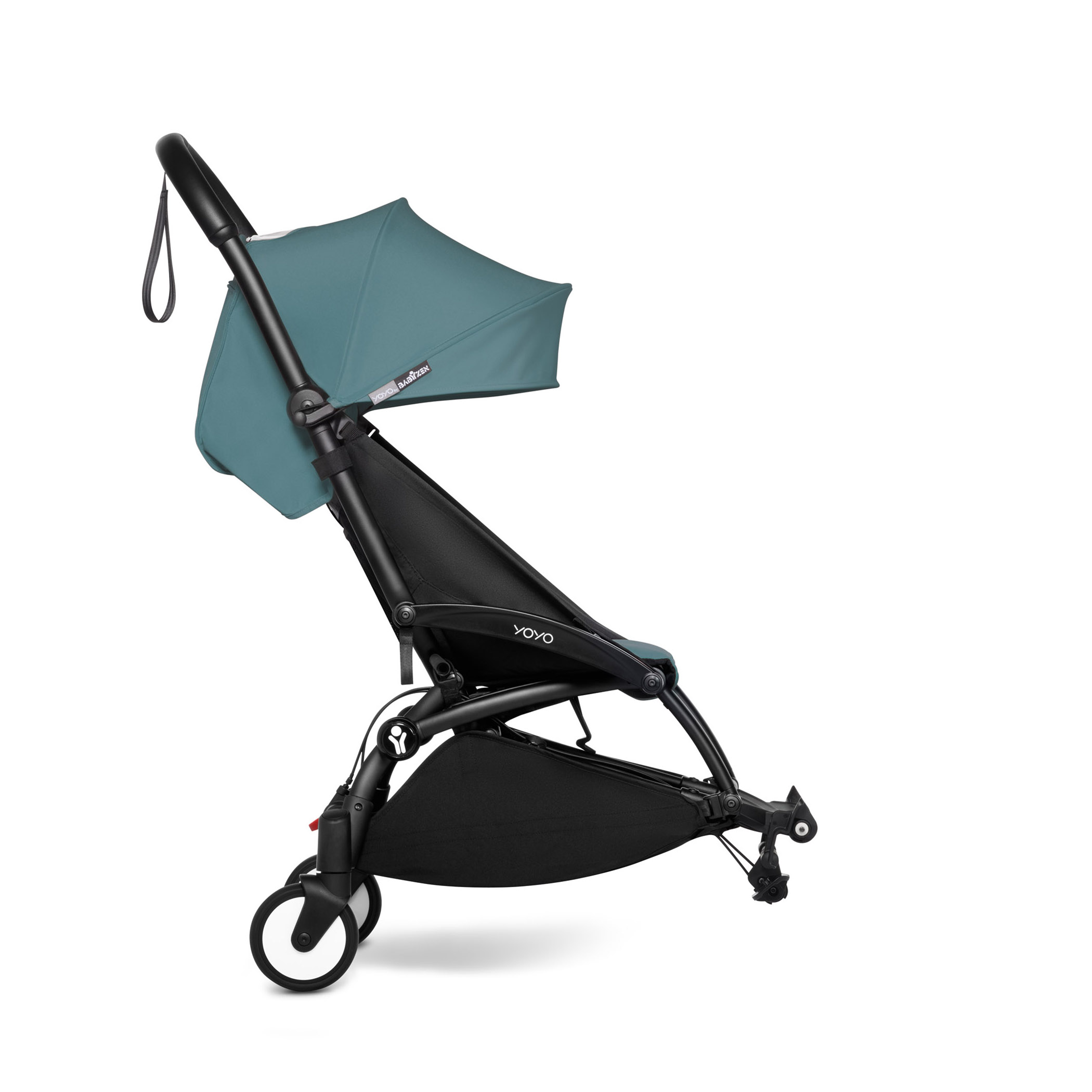 Babyzen - Cadre poussette YOYO² Connect Noir + Pack 6+ Aqua  BABYZEN