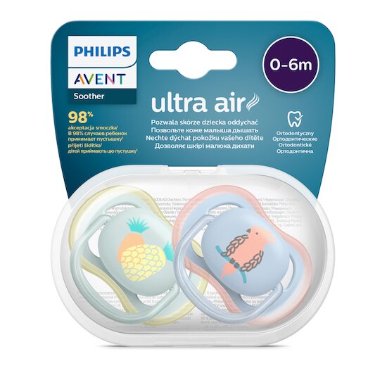 Philips Avent Sucette STHR air  0-6 mois