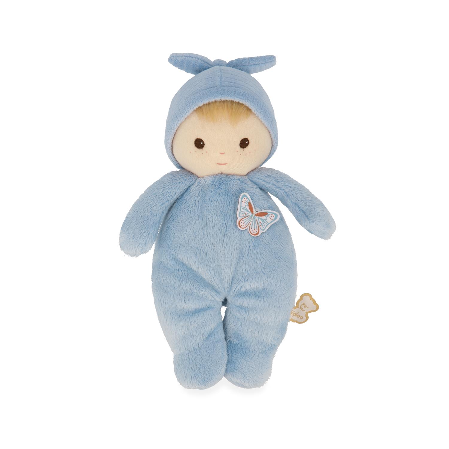 Poupée bébé lin BLEU Kaloo