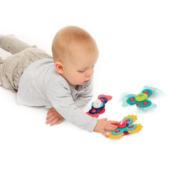 Ludi 3 Baby Spinners Multicolore 10 mois Ludi 3 Baby Spinners Multicolore 10 mois