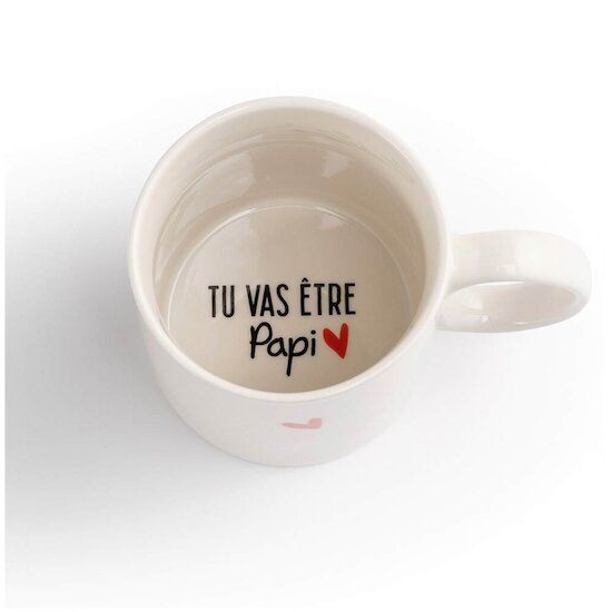 Maïka Tasse Annonce Papi Blanc  Maïka Tasse Annonce Papi Blanc