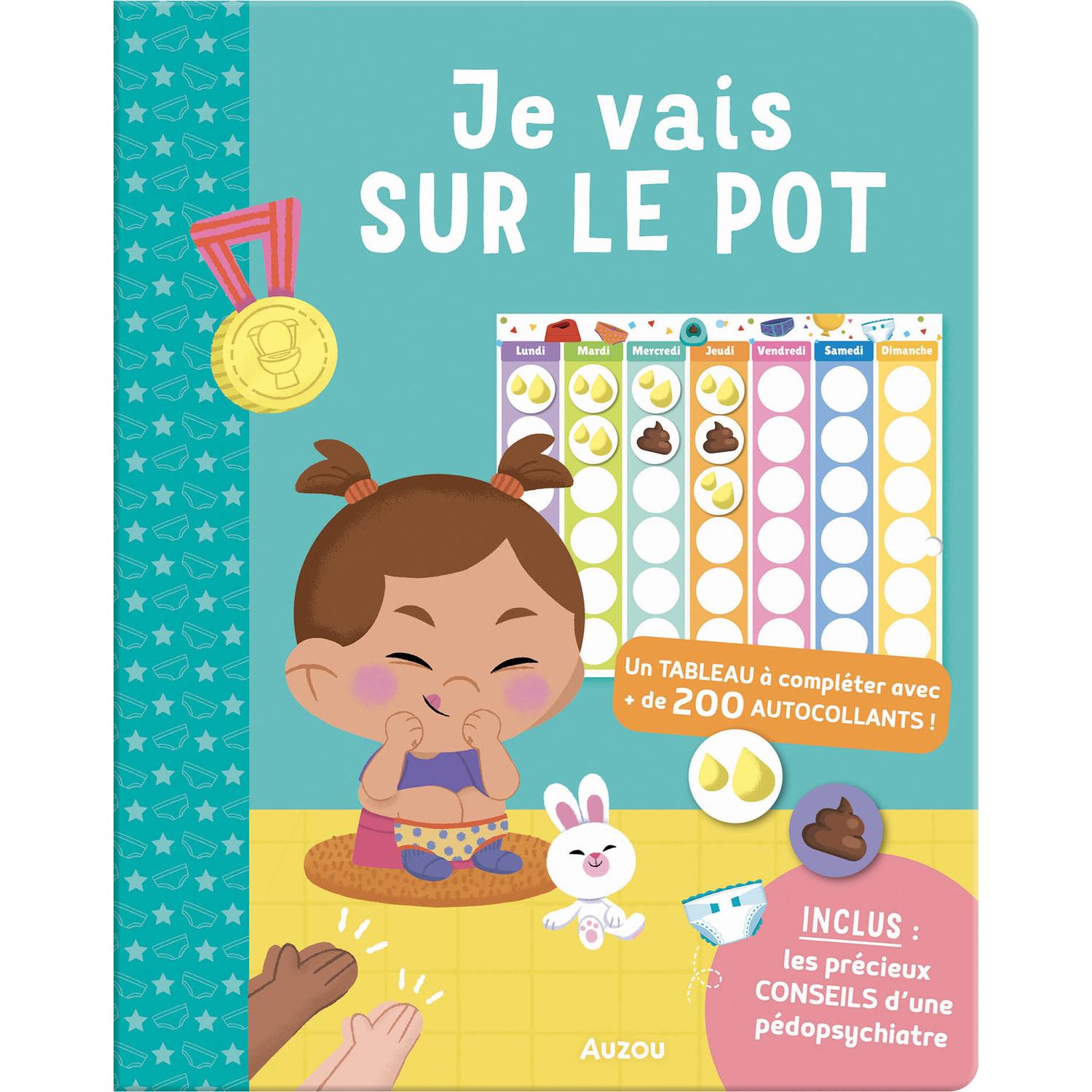 Livre Je vais sur le pot mon cahier de gommettes MULTICOLORE Auzou