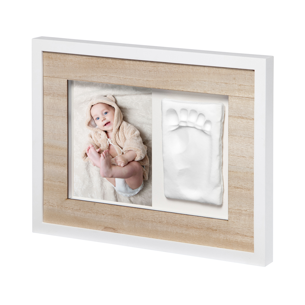 BABY ART - Cadre empreinte bébé tiny style BLANC Baby Art