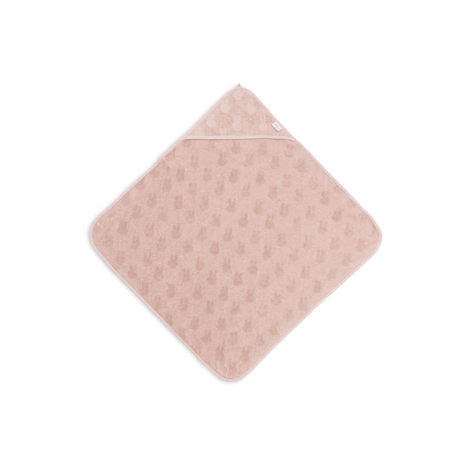 Jollein - Cape de bain Éponge Miffy Jacquard ROSE Jollein