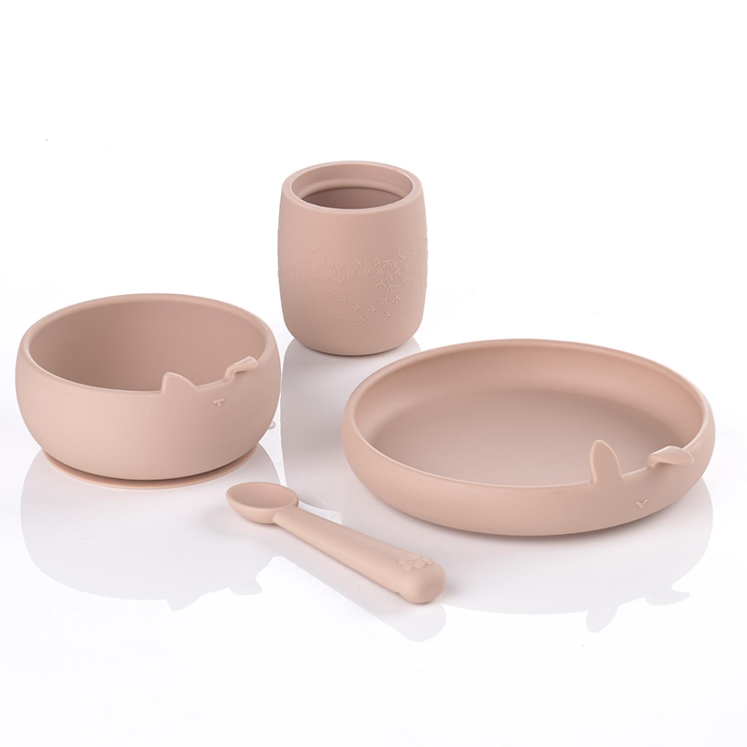 Jané - Coffret repas en silicone ROSE Jané