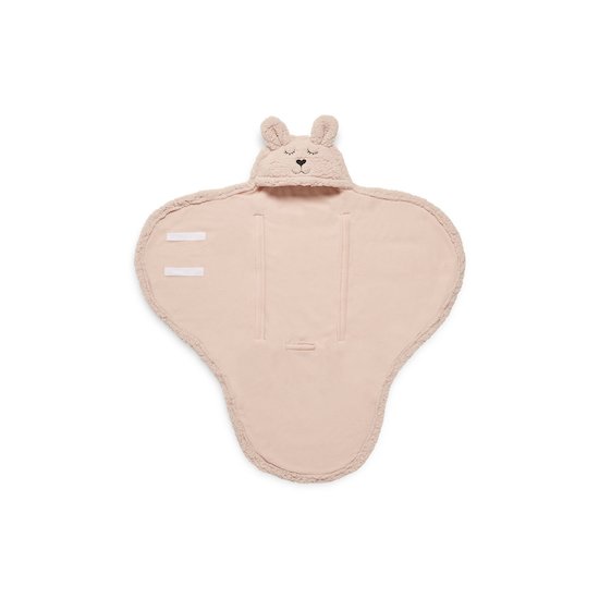 Jollein Couverture portefeuille Bunny Pale Pink 