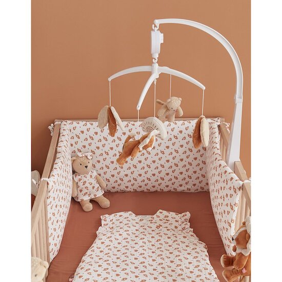 Noukie's Tour de lit Léopard mousseline Babou et Kendi   Noukie's Tour de lit Léopard mousseline Babou et Kendi