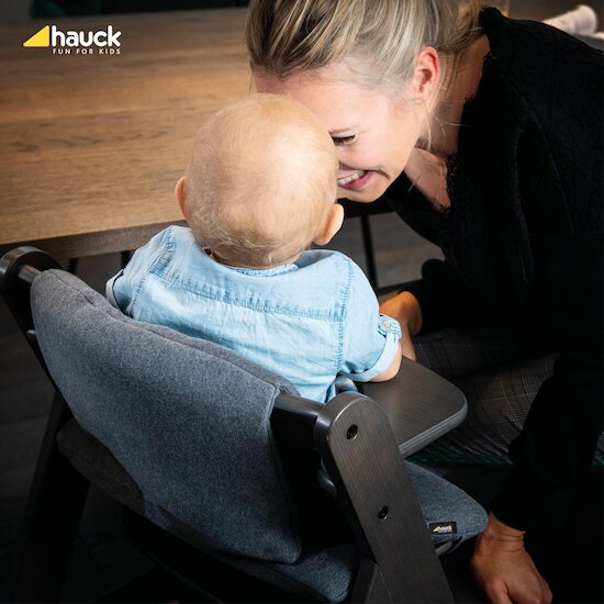 Hauck Coussin chaise haute Highchair Pad Select Jersey Leaves Mint  Hauck Coussin chaise haute Highchair Pad Select Jersey Leaves Mint