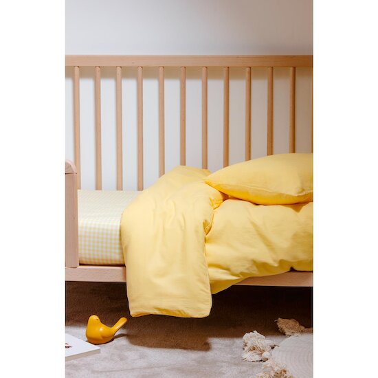 Kadolis Housse de Couette bébé Pur Coton Bio Certifié GOTS Tournesol 100x140 cm Kadolis Housse de Couette bébé Pur Coton Bio Certifié GOTS Tournesol 100x140 cm
