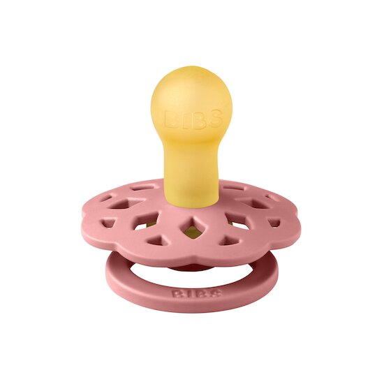 BIBS Tétines Boheme 2 Pack Caoutchouc naturel Dusty Pink 